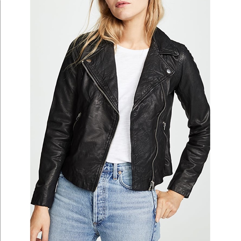 Madewell Washed Leather Jacket